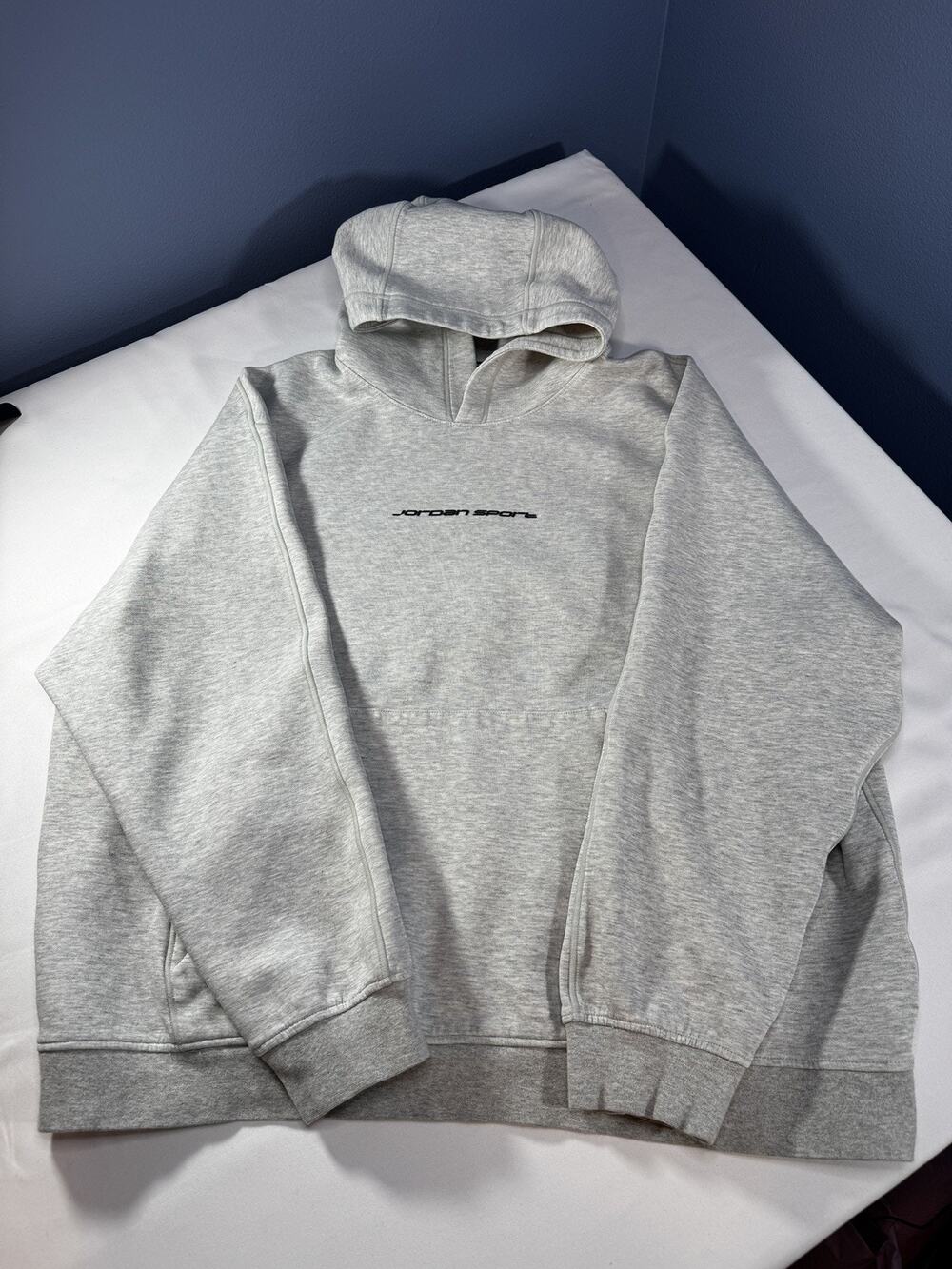 Nike Jordan Sport Hoop Fleece Dri-FIT Hoodie Mens 2XL Gray HF0280-050